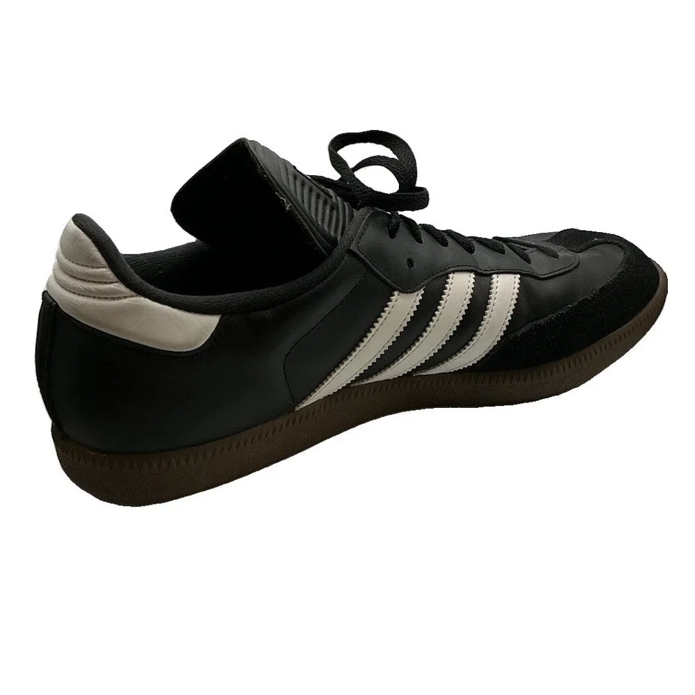 Adidas Samba Classic Black White Gum Indoor Soccer Shoes 034563 Men's Sz 11.5